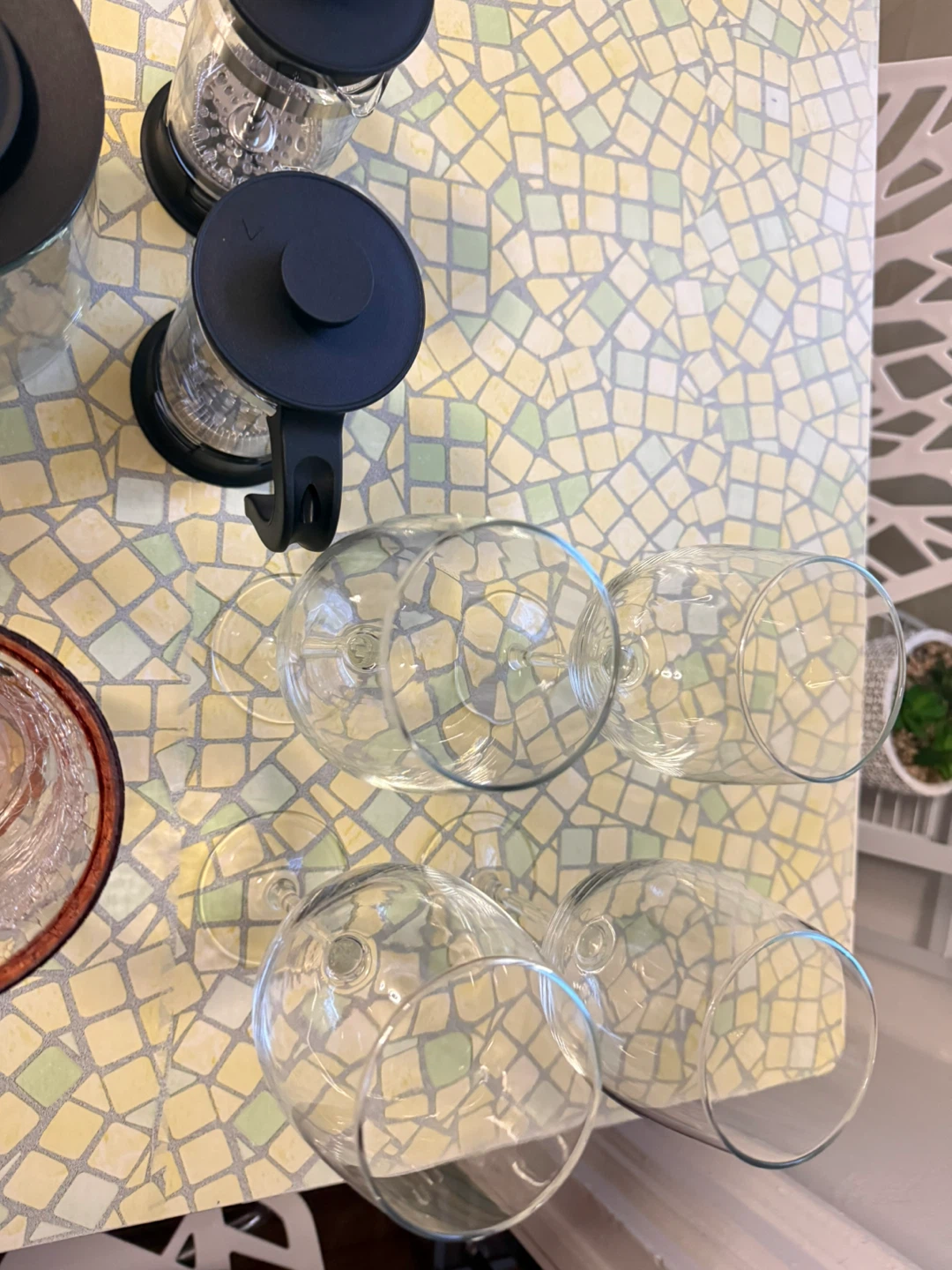 Glass Teapot and French Press Set with Wine Glasses - photo 5