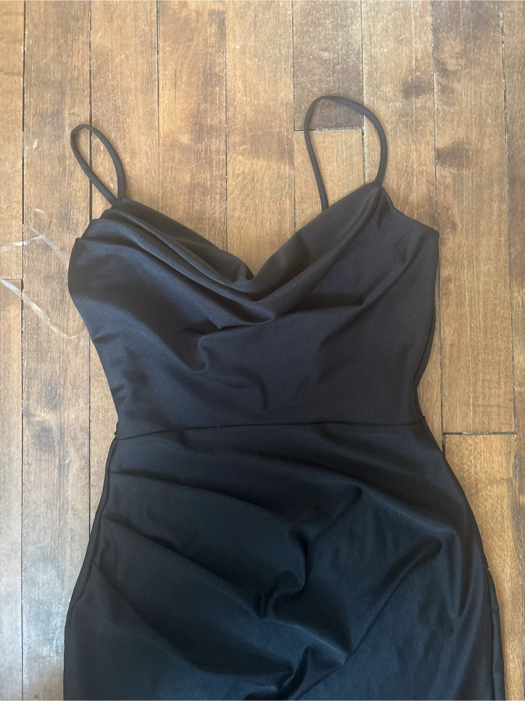 Windsor Black Cowl Neck Mini Dress - photo 2