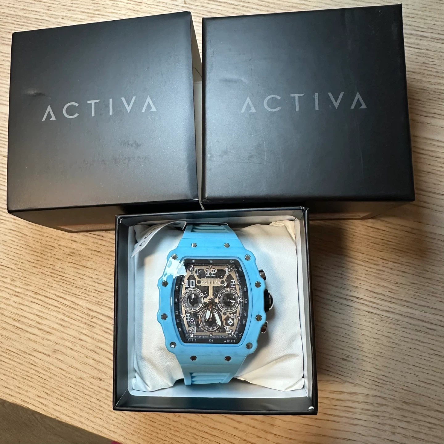 Activa X Invicta Men's Watch w/ Skeleton Dial - 44.3mm, Blue - photo 2