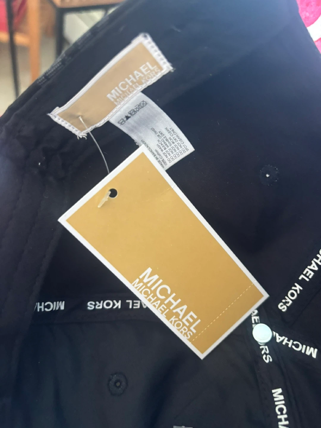 Michael Kors Black MK Logo Baseball Cap - photo 4