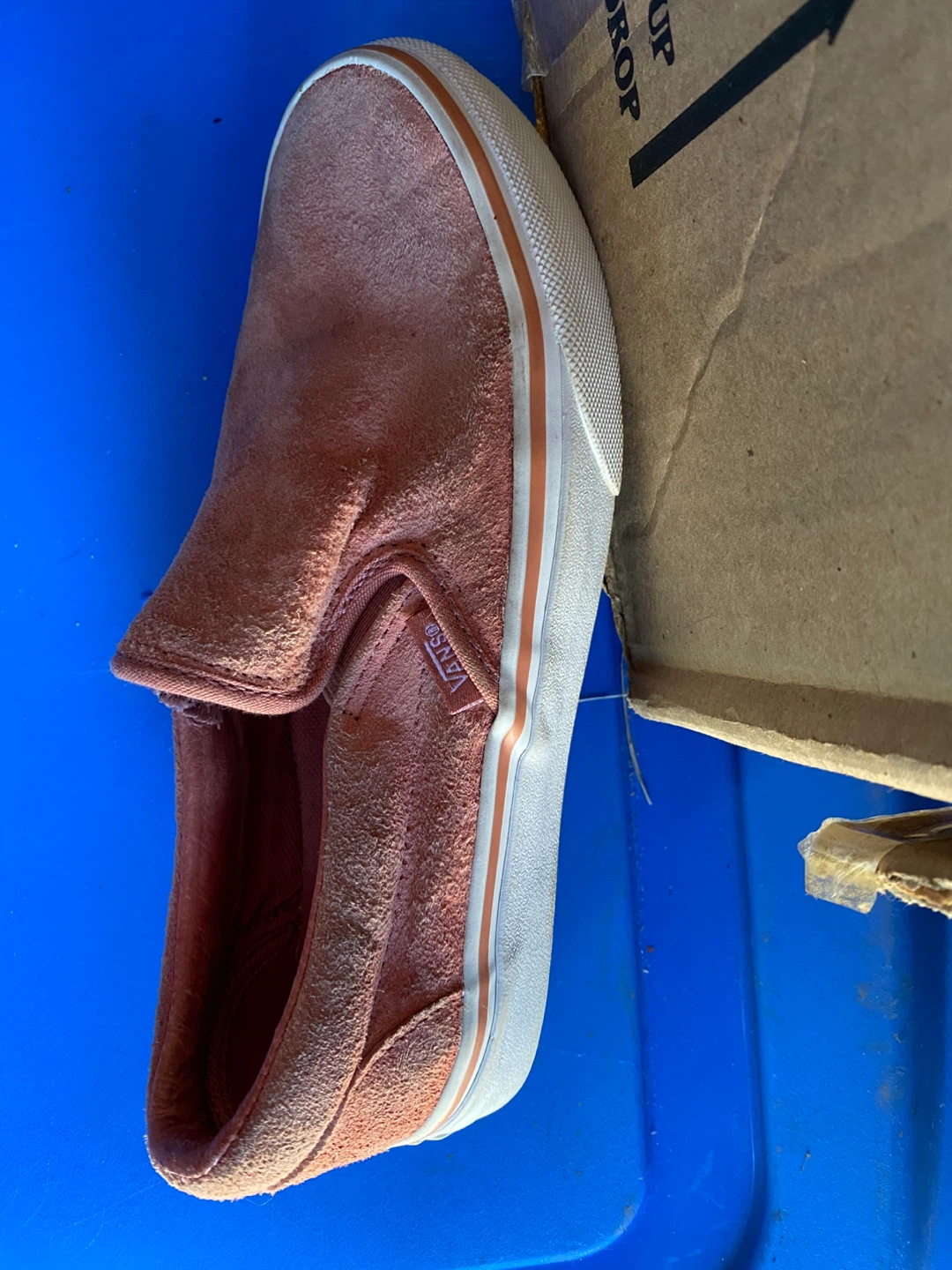 Vans Slip-On Suede Shoes - Pink