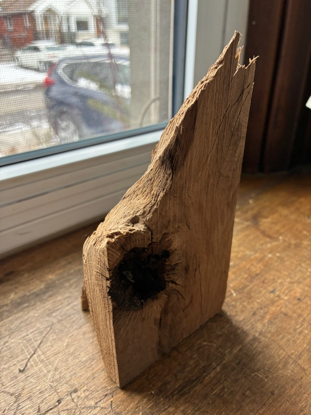 $12 Wood Burl paperweight art  Elmsdale Road Donlands firewood - photo 4