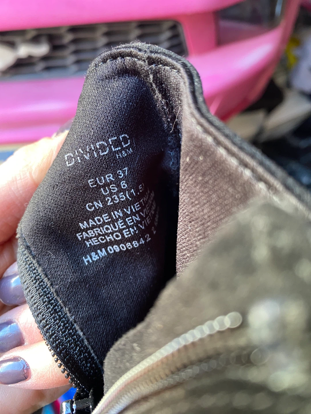 Divided by H&M Black Ankle Boots - EUR 37 / US 6 - photo 3