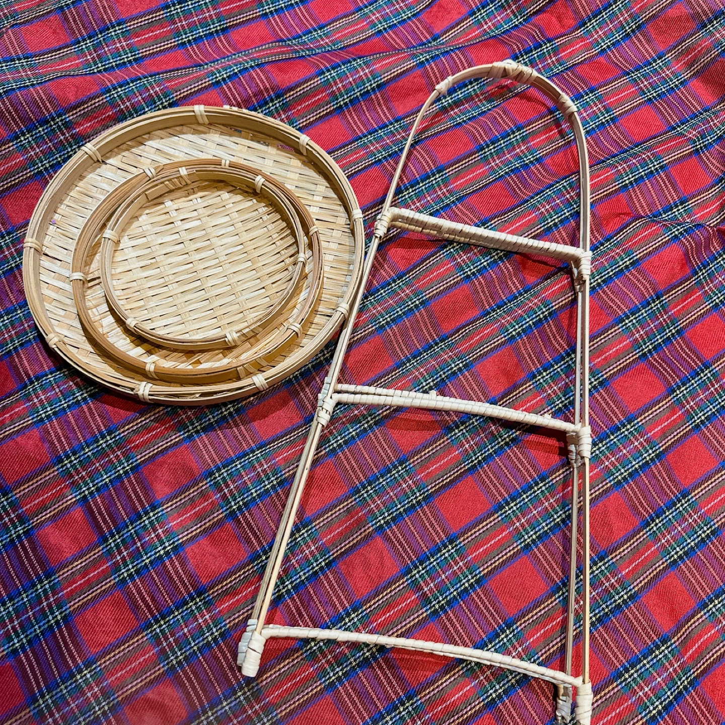 Bamboo Tiered Serving Tray