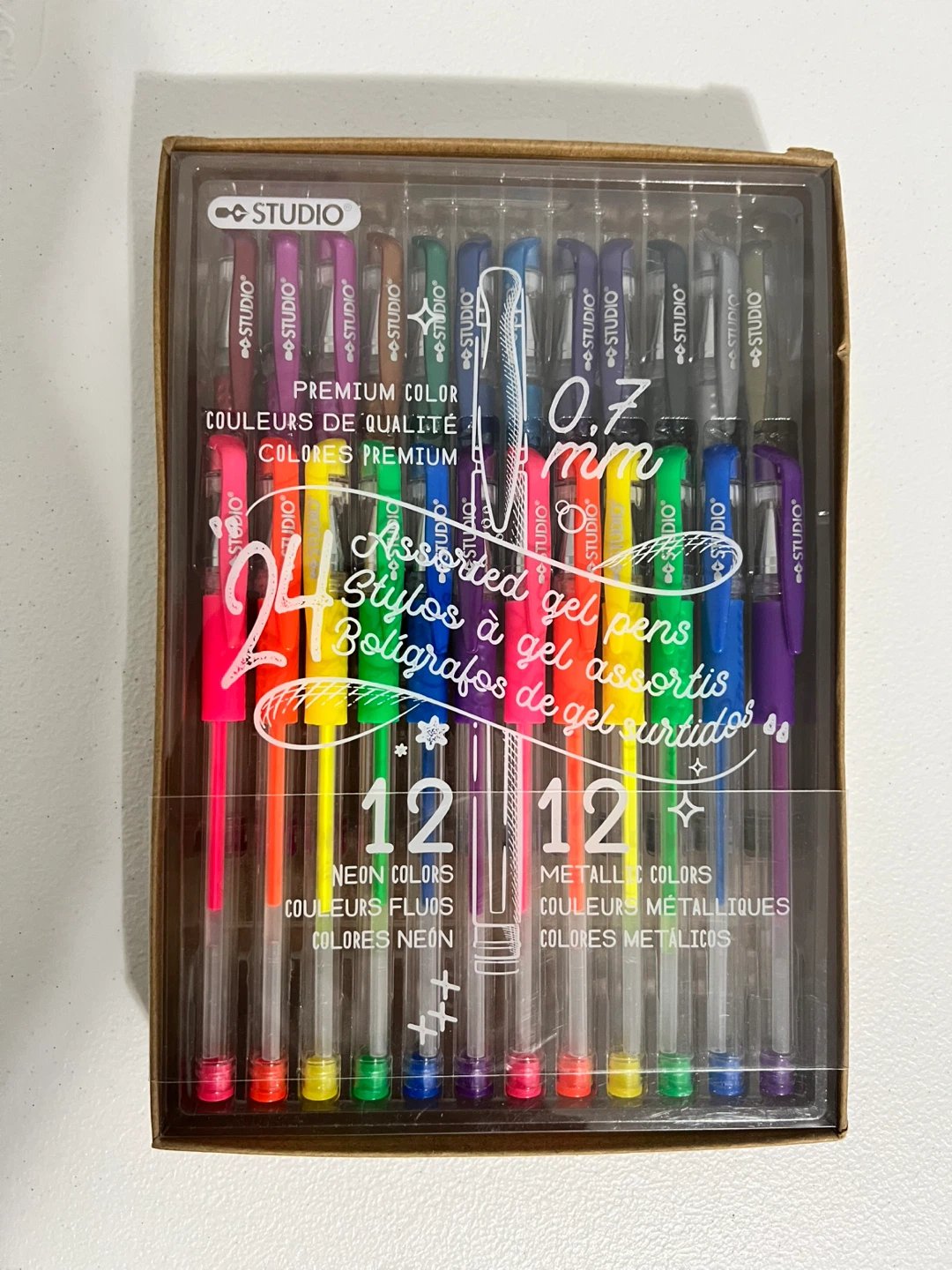 Gel Pens 3boxes / 3 shoe rack / Highback Backrest Support - photo 5