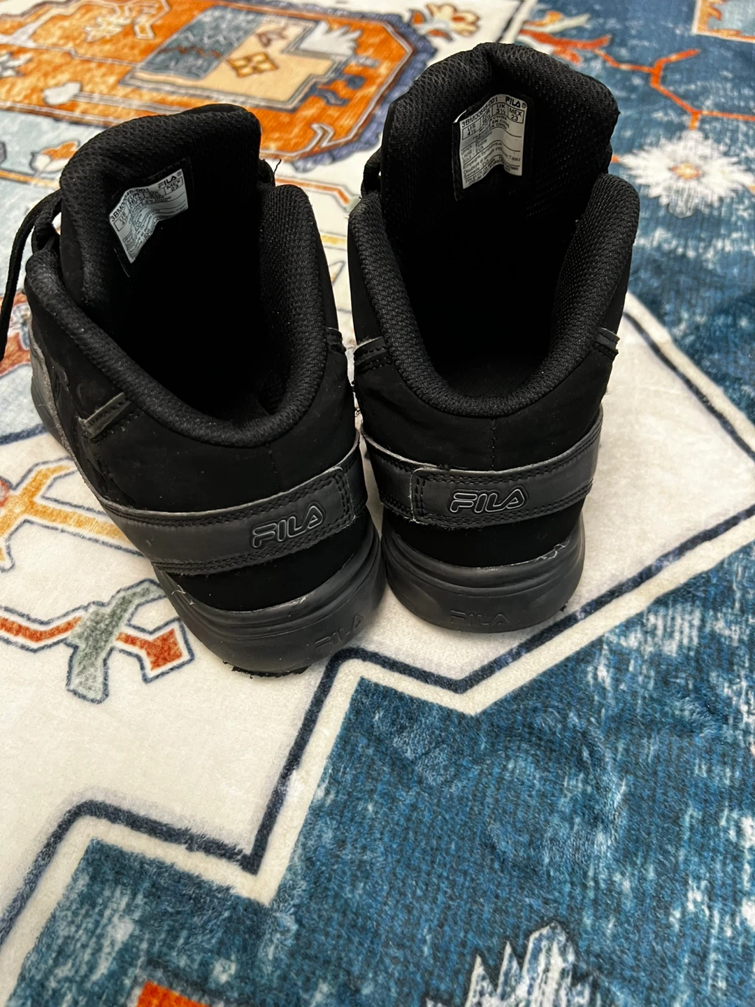 Fila Black Mid-Top Sneakers - photo 4