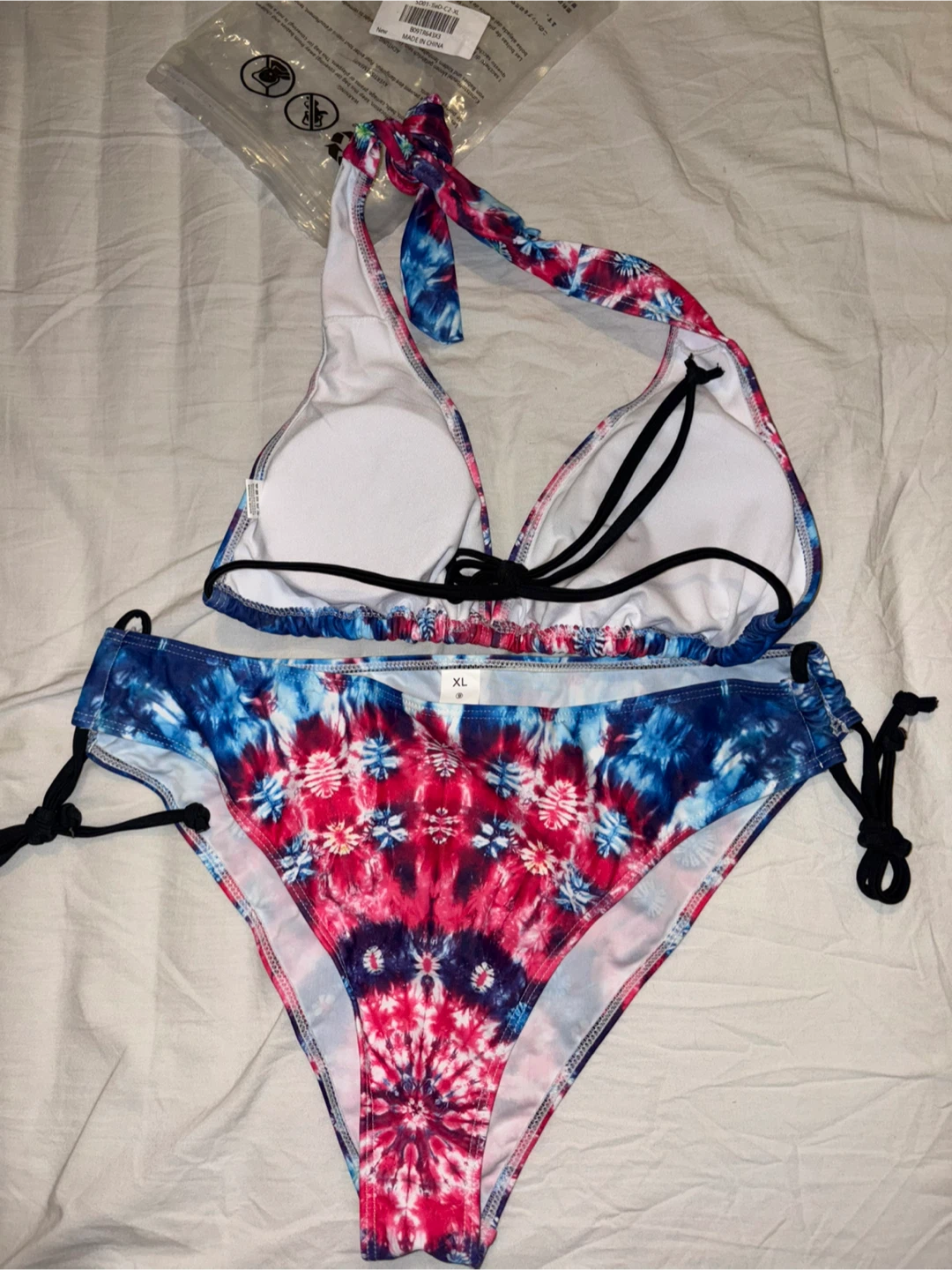 New Women's Tie-Dye Bikini Swimsuit-XL - photo 4