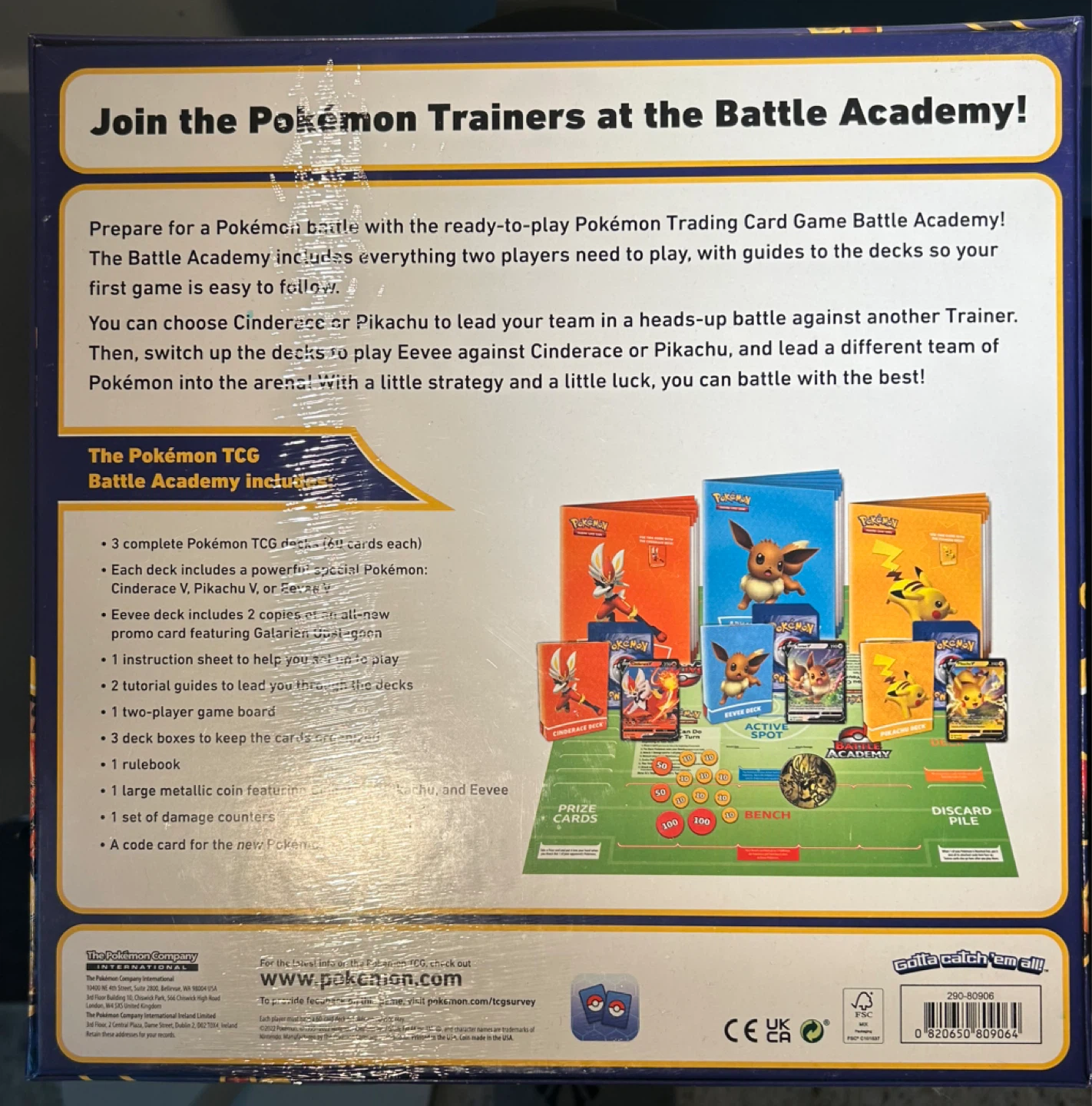 Pokémon TCG: Battle Academy (2022) Board Game - photo 5