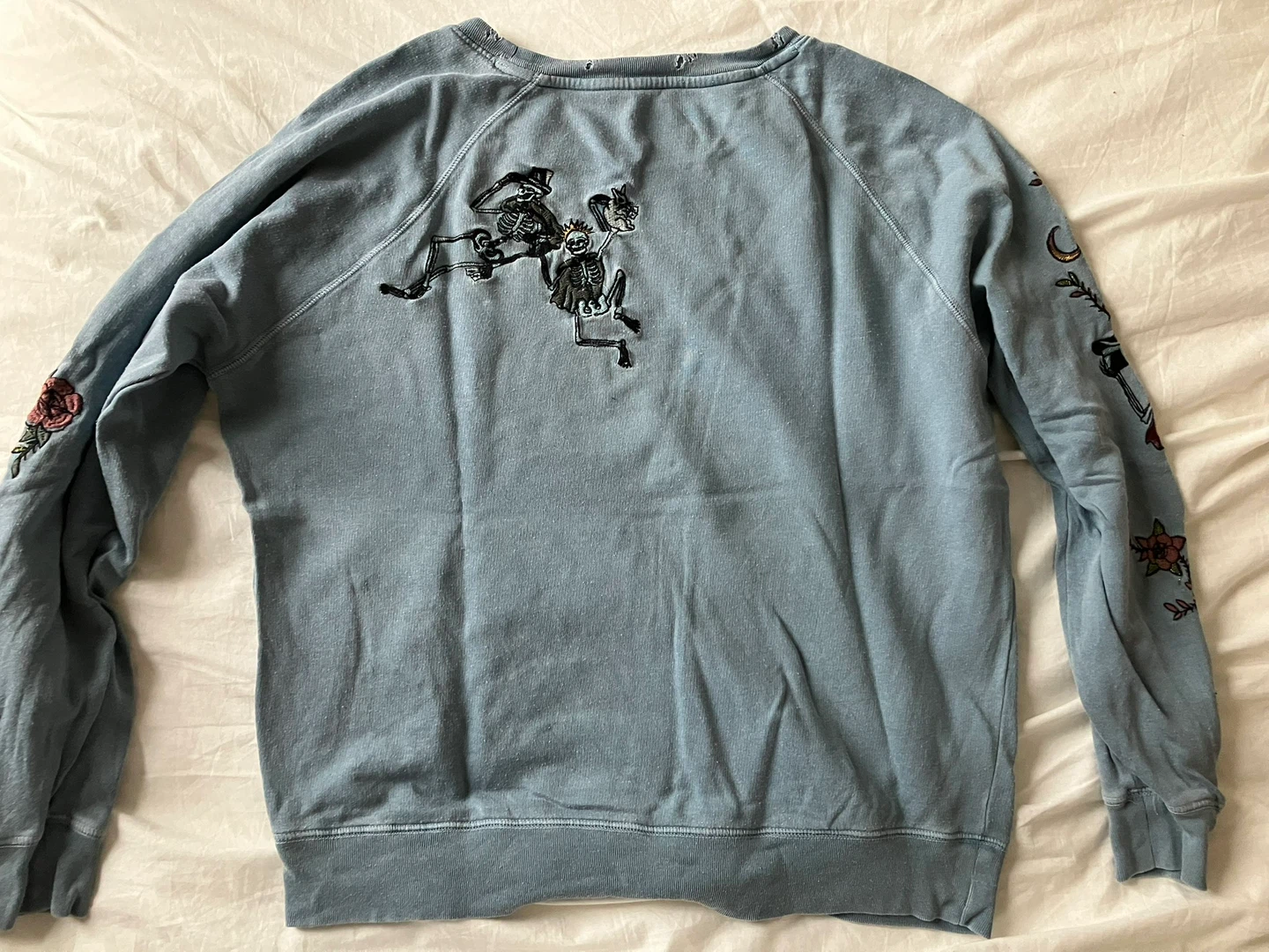 Zadig & Voltaire Blue Distressed Skeleton Sweater - photo 2