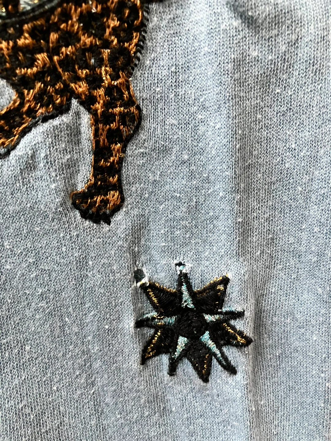 Zadig & Voltaire Blue Distressed Skeleton Sweater - photo 5