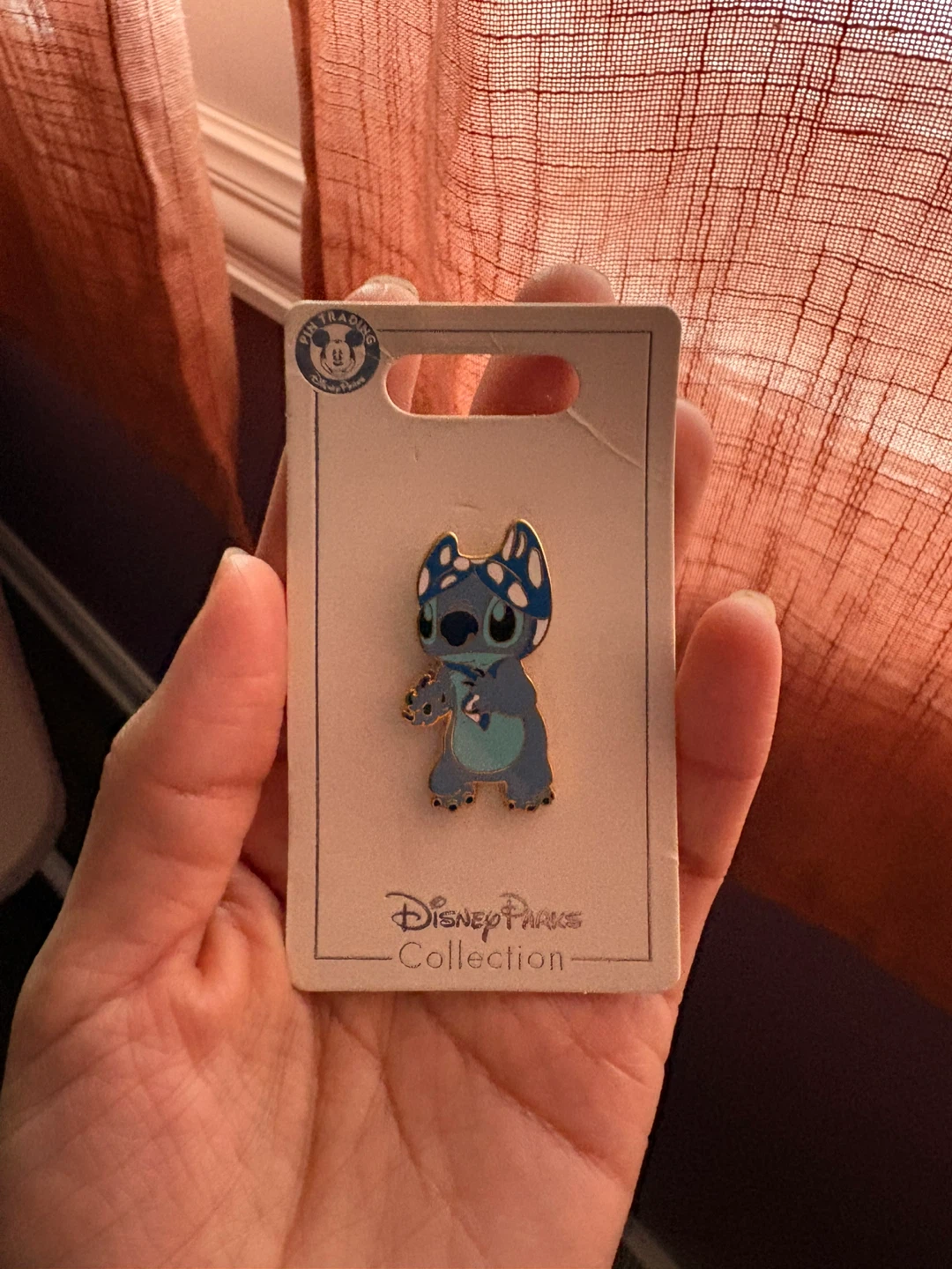 Disney Parks Collection Stitch Enamel Pin