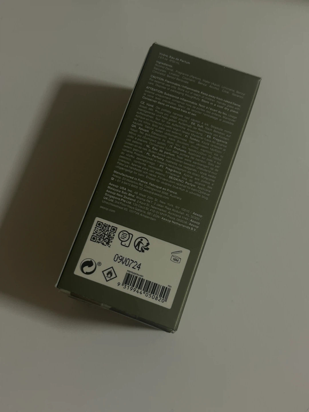 Aesop Virère Eau de Parfum 50 ML - photo 2