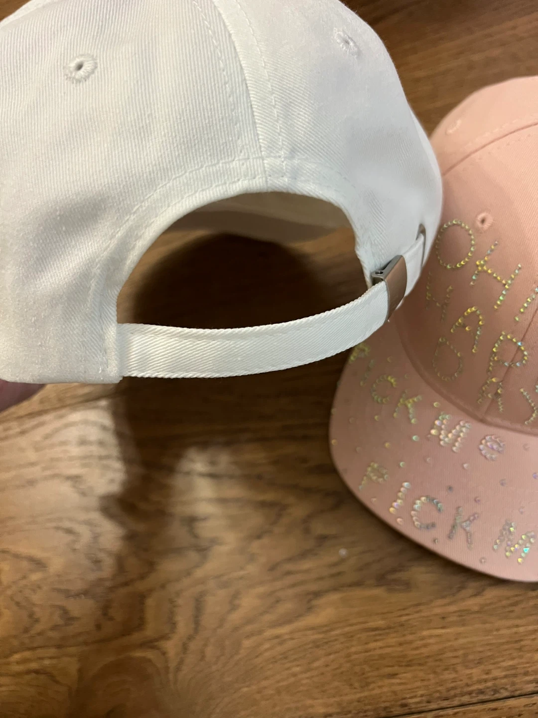 Kids' Baseball Caps with Rhinestone Bear Design - photo 4