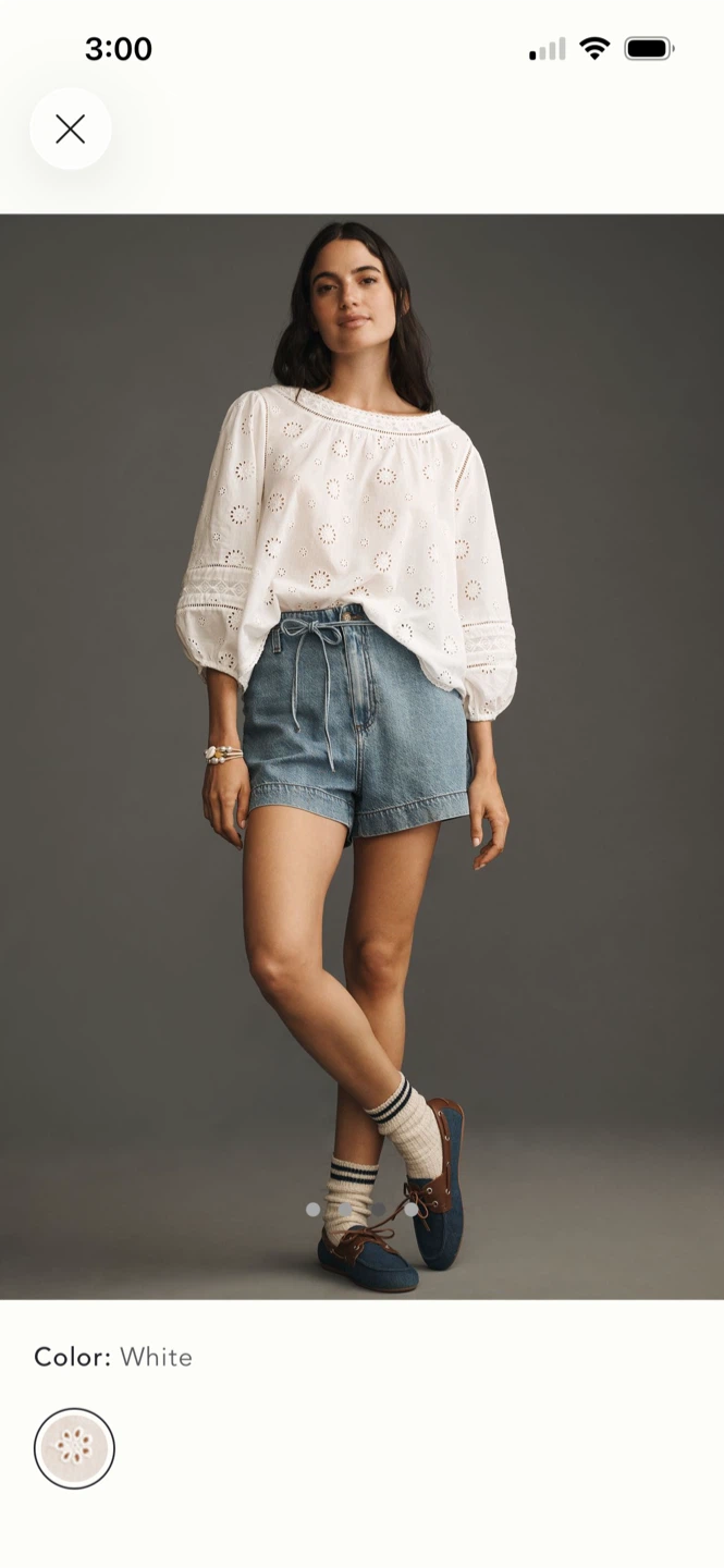 BNWT Anthropologie Pilcro 100% cotton blouse M (s-m) - photo 3