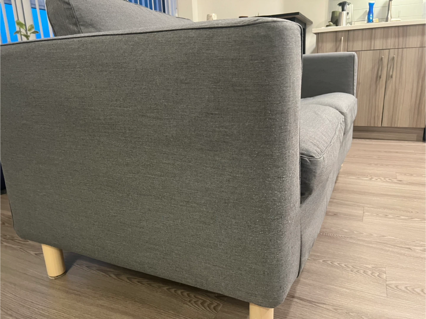 Grey 2-Seater Sofa - photo 4