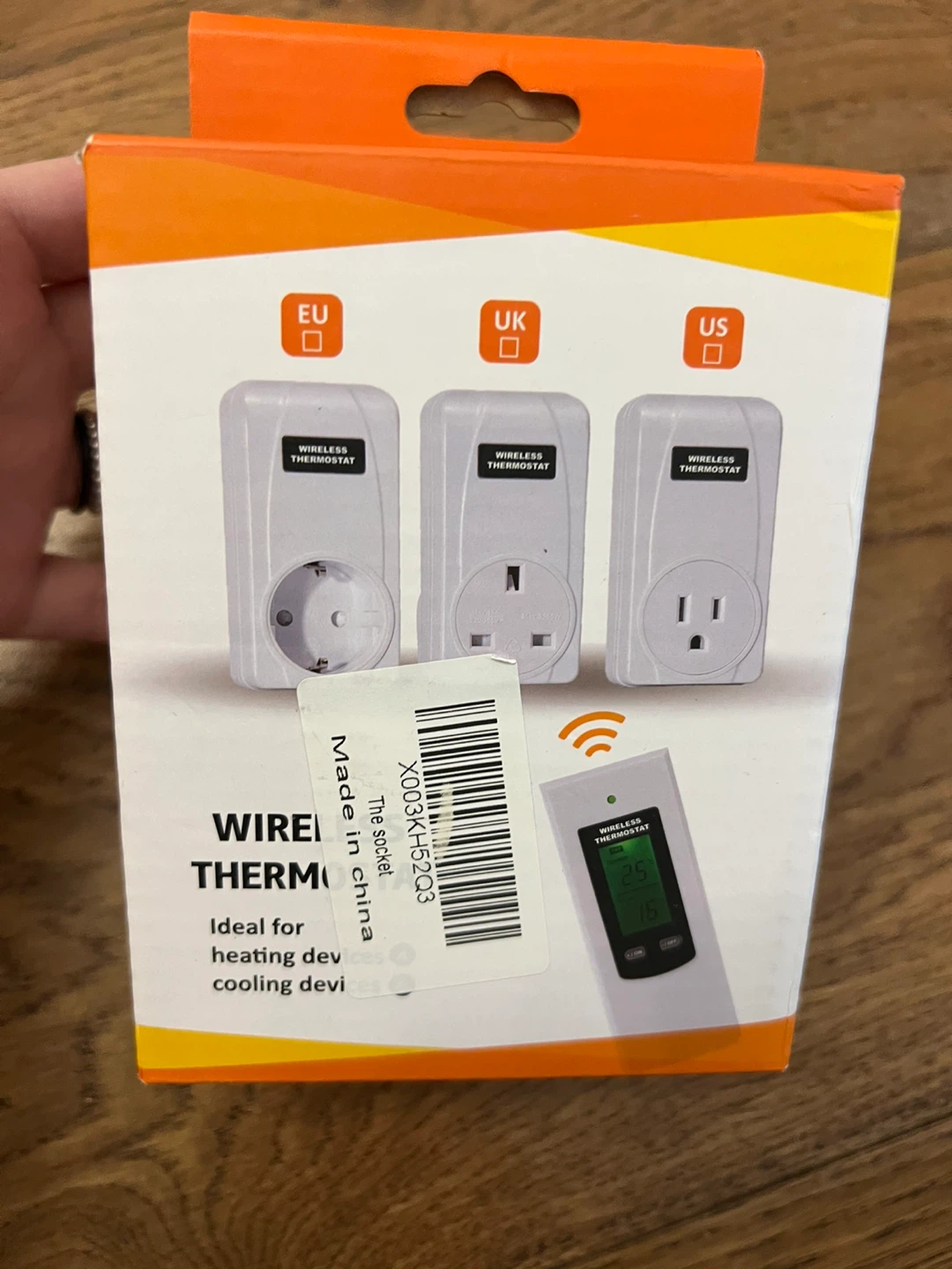 Wireless Thermostat with Remote Control