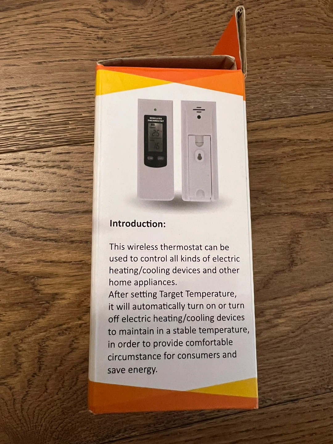 Wireless Thermostat with Remote Control - photo 4