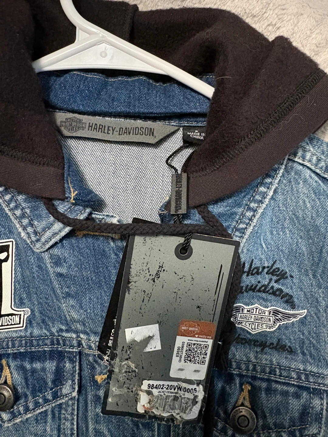 Harley-Davidson Denim Hooded Jacket - photo 2