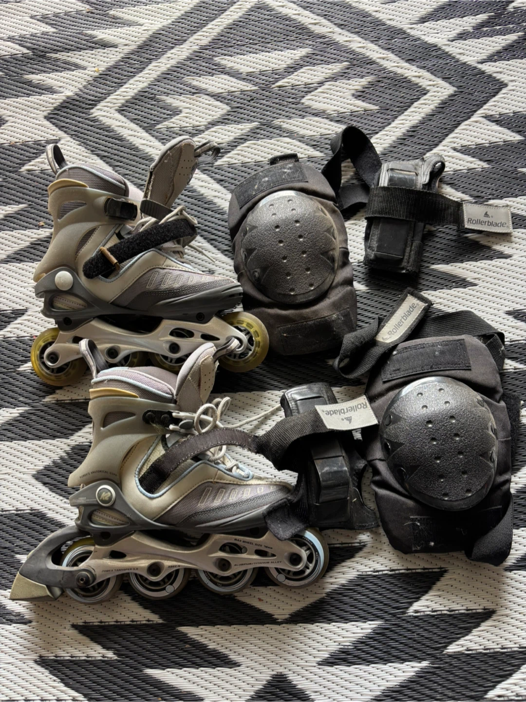 Rollerblade Inline Skates with Protective Gear