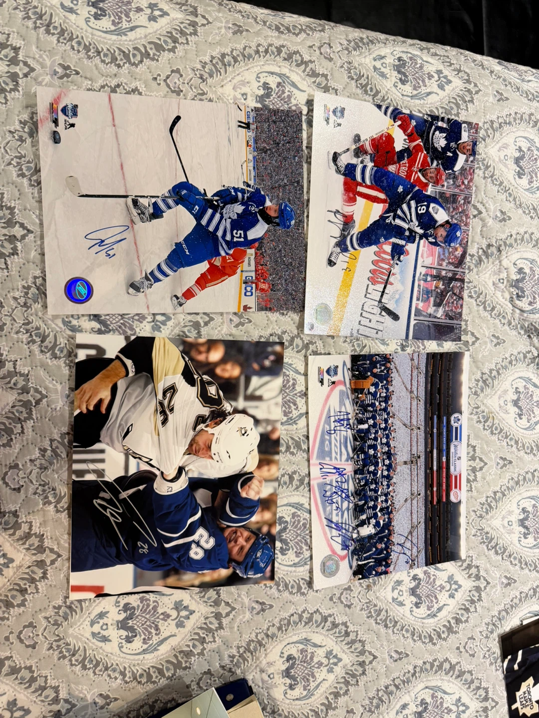 Autographed Toronto Maple Leafs Hockey Photos