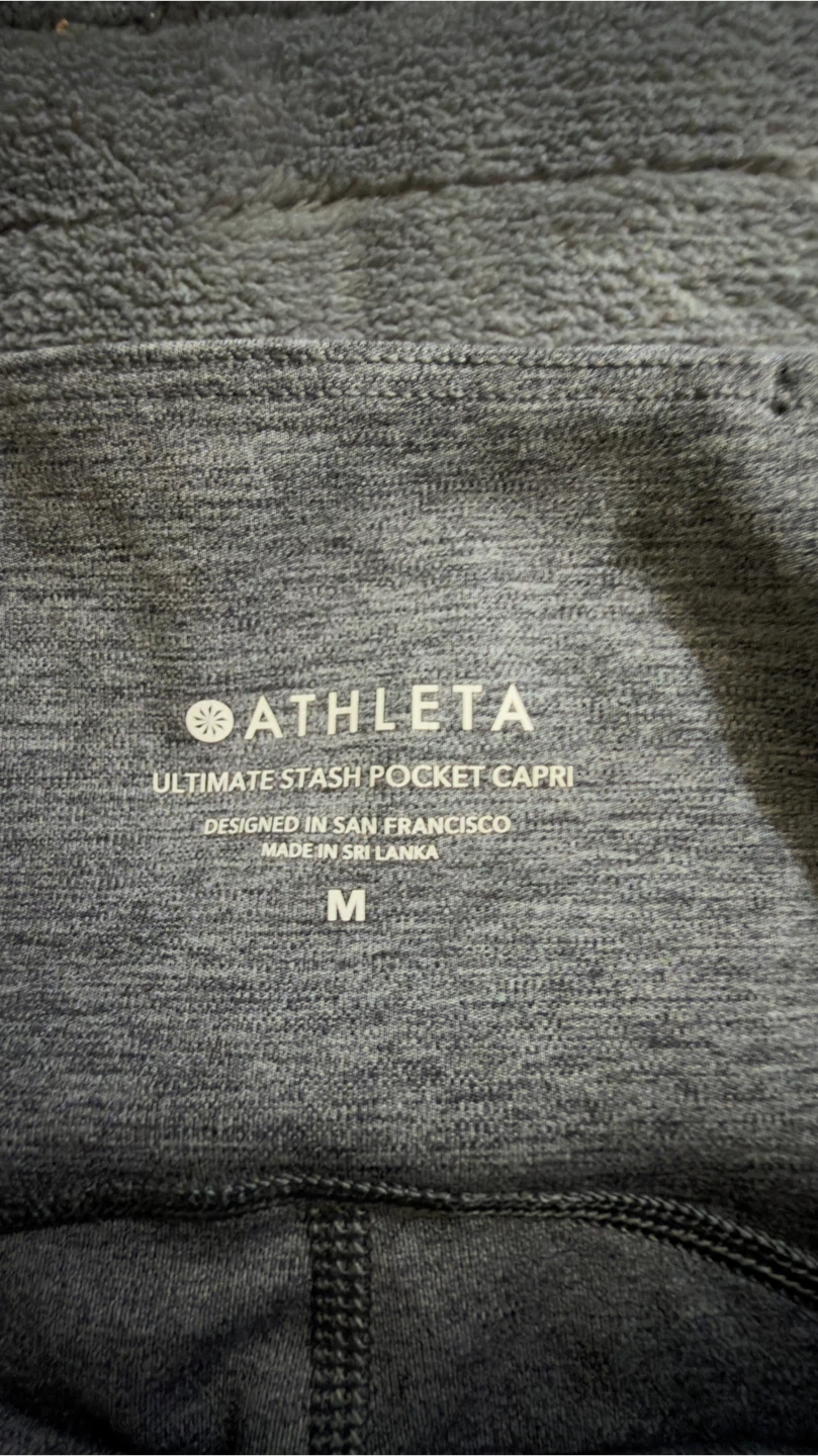 Athleta Ultimate Stash Pocket Capri - Gray, Size M - photo 5