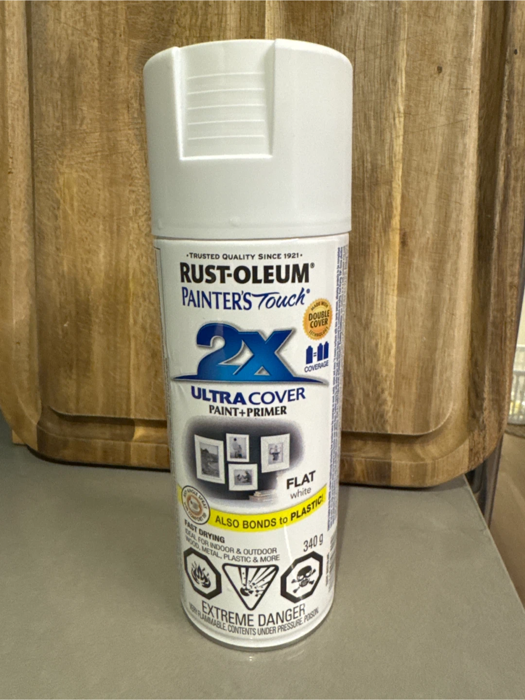 Rust-Oleum Painter's Touch 2X Ultra Cover Flat White Spray Paint