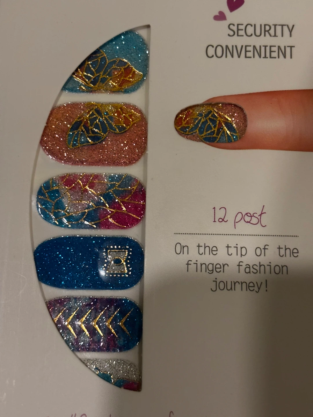 9 sheets of Nail Stickers - photo 3