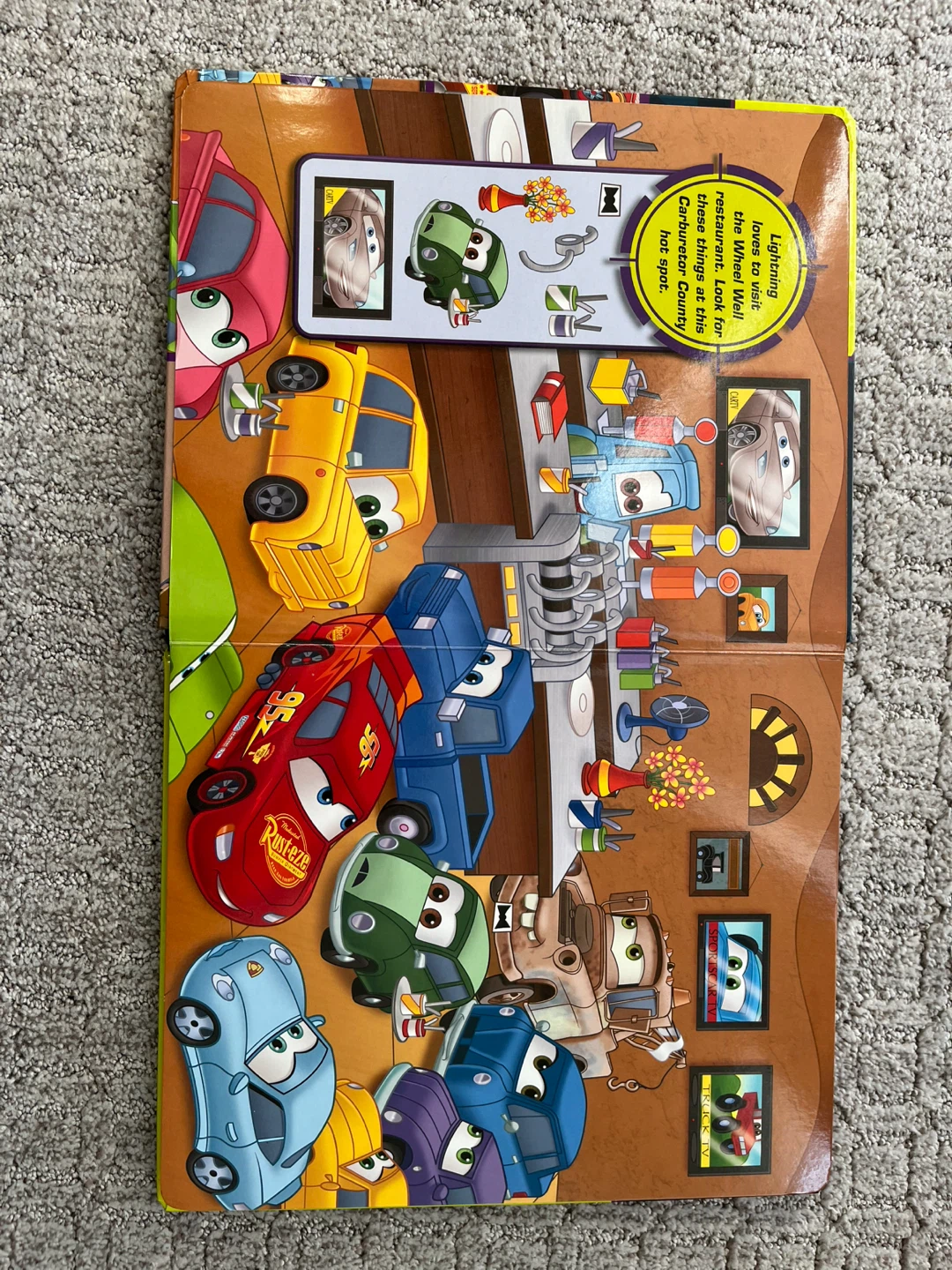 Disney Lightning McQueen  Pixar Cars First Look and Find Book - photo 3