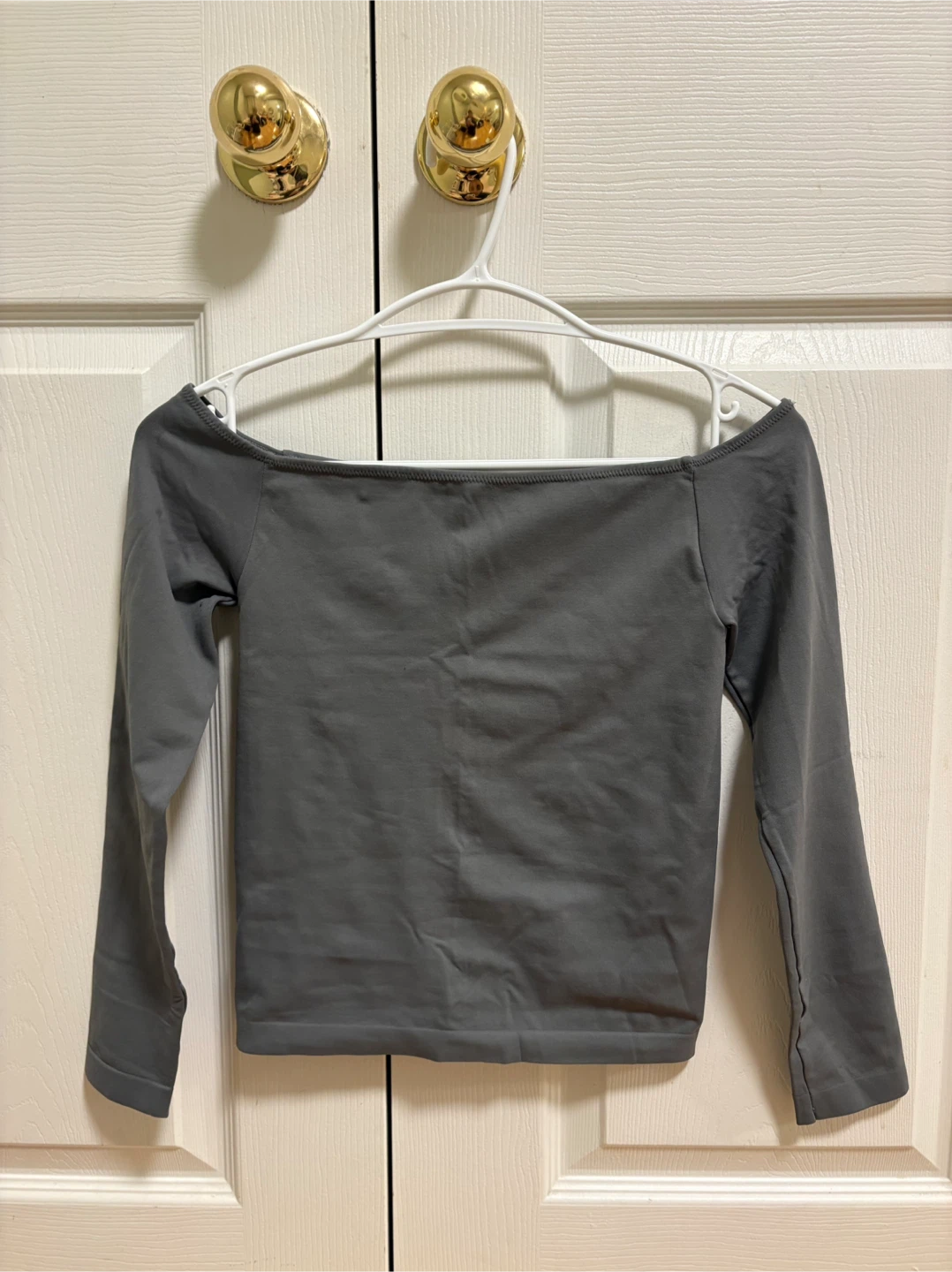 Zara off the shoulder seamless top