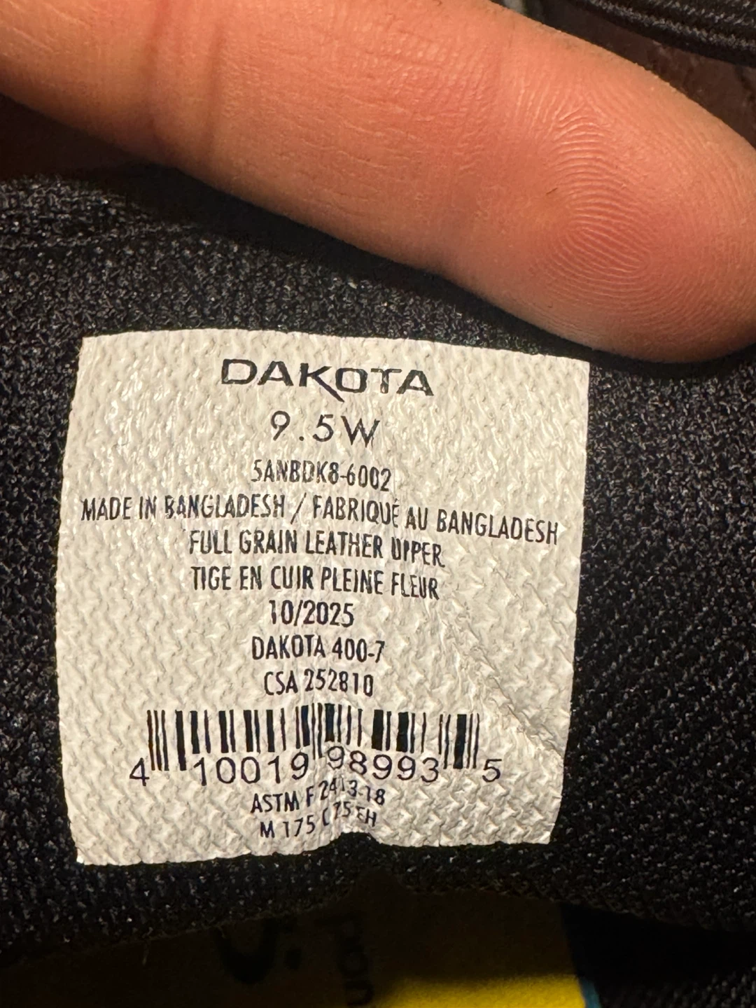 Dakota 9.5W Full Grain Leather Work Boots - photo 3