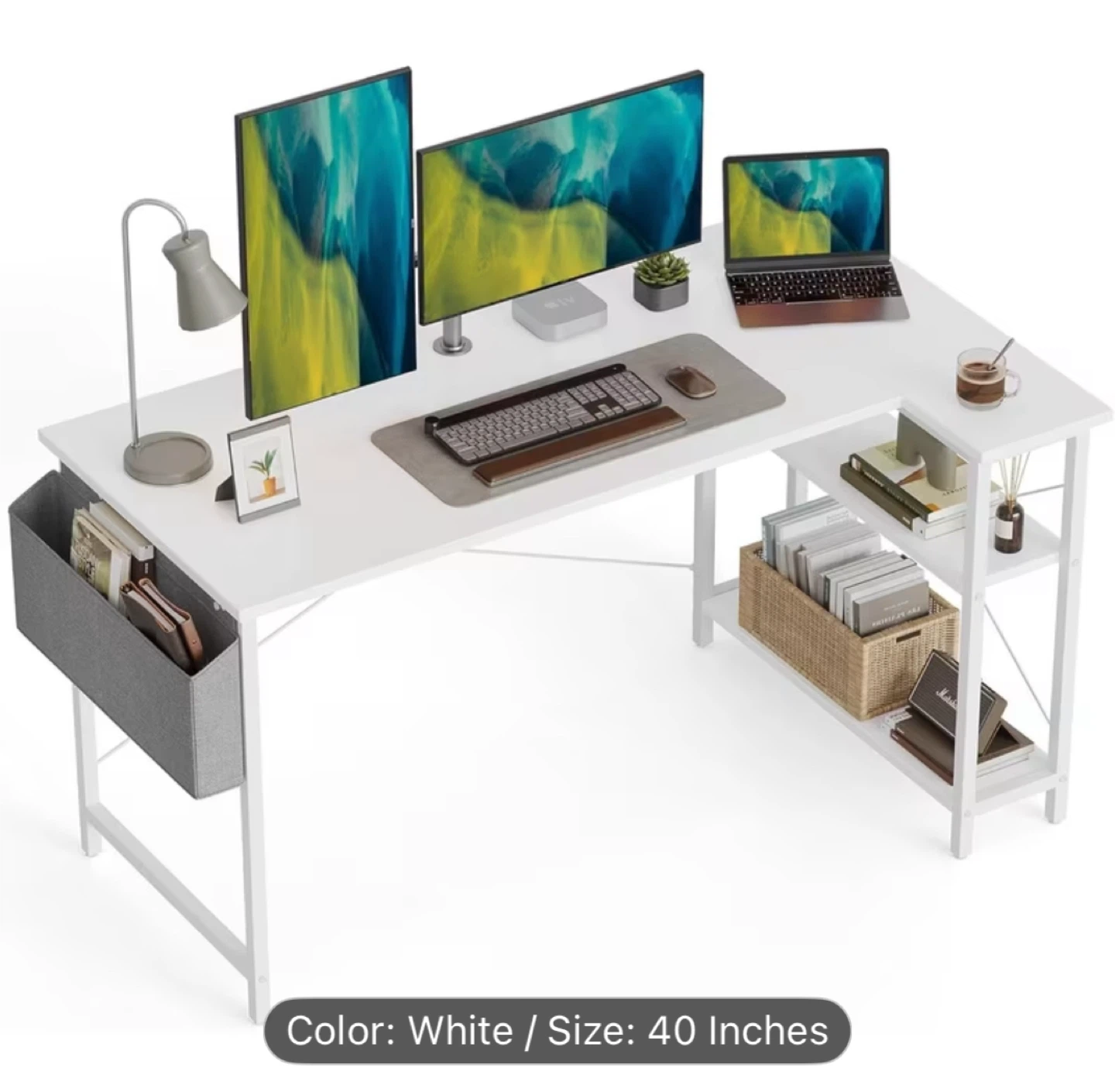 New White Computer Desk – Still in Box, Easy Assembly