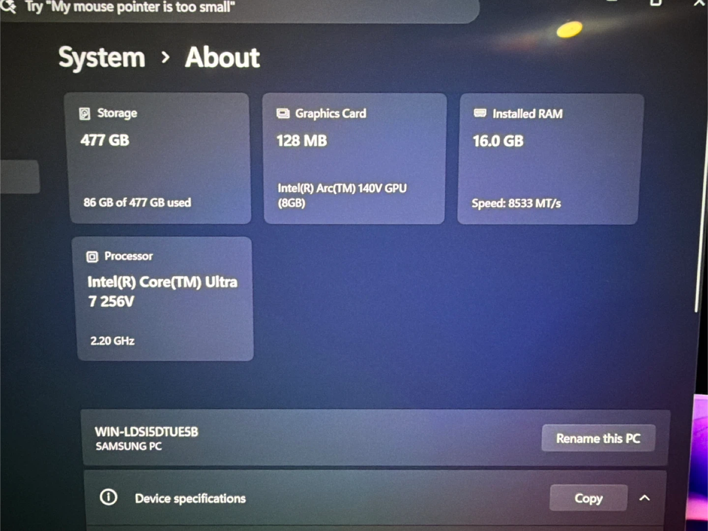 Samsung Galaxy Book5 Pro Laptop - photo 2