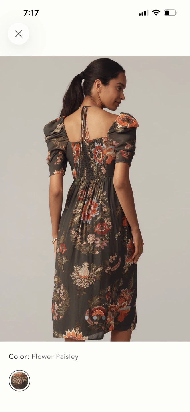 BNWT Farm Rio Long Sleeve Halter Dress XS - photo 3