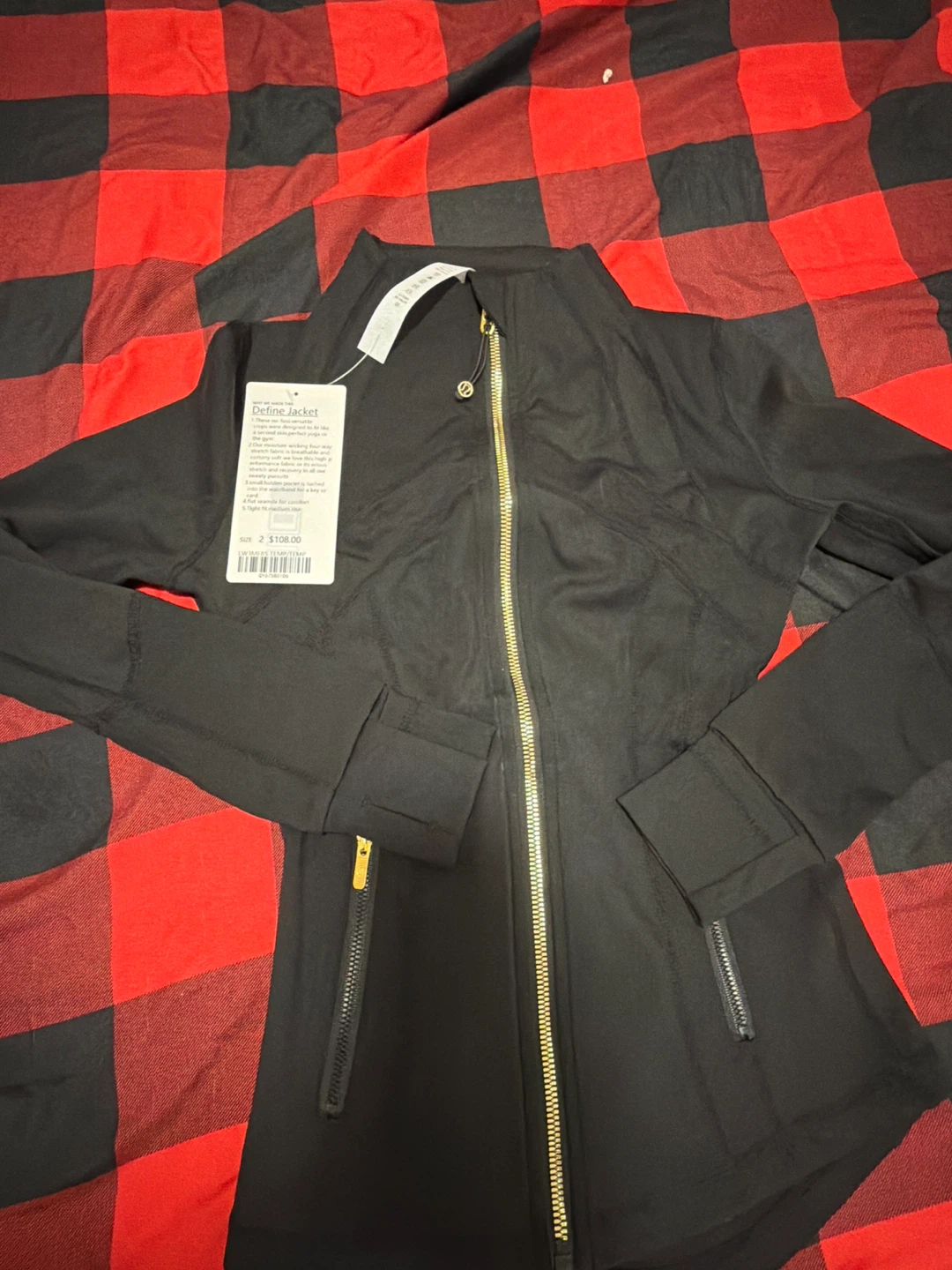 Lululemon Define Jacket Black Size 2