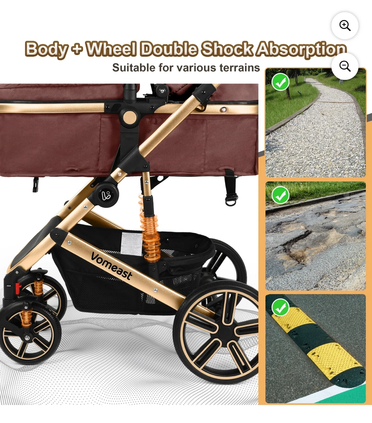 Vomeast Multifunctional Baby Stroller - photo 4