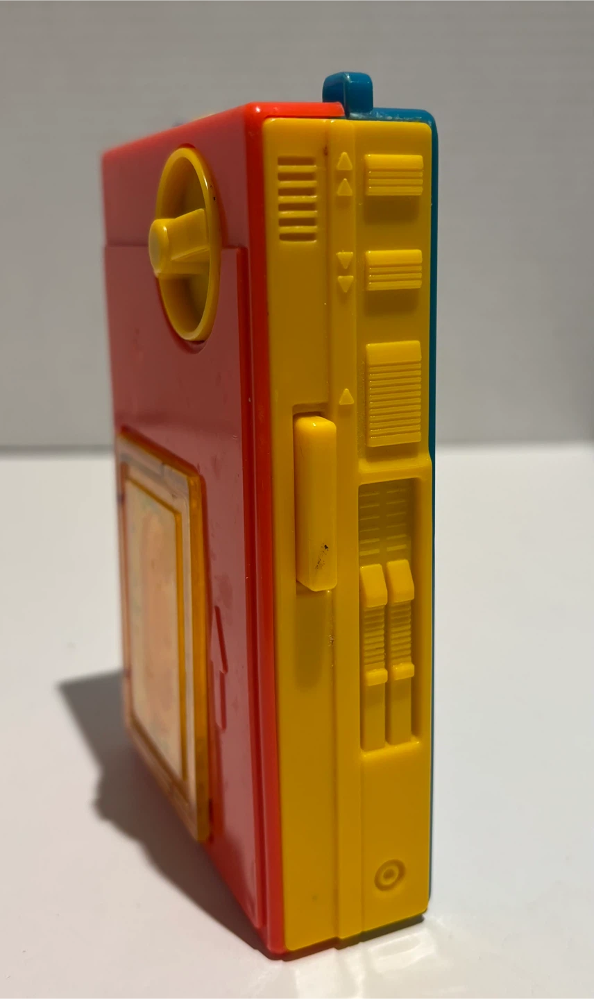 Rare Vintage 1982 Blue Box Wind-Up Musical Toy Walkman Working - photo 2