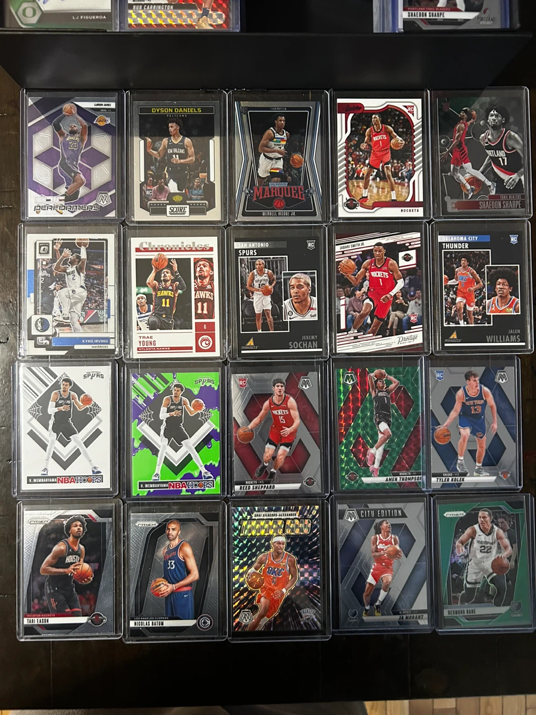 Collection of NBA Basketball Trading Cards