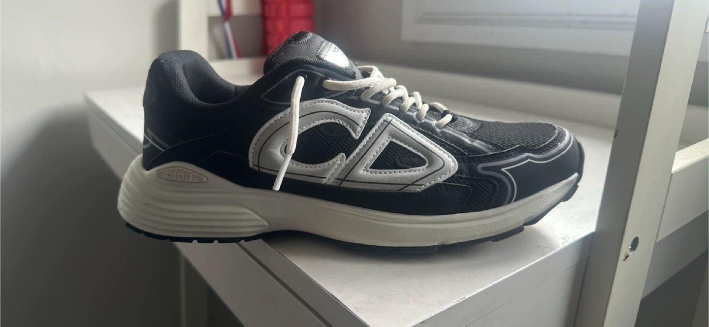 DIOR B22 Sneakers - Black/White - photo 2