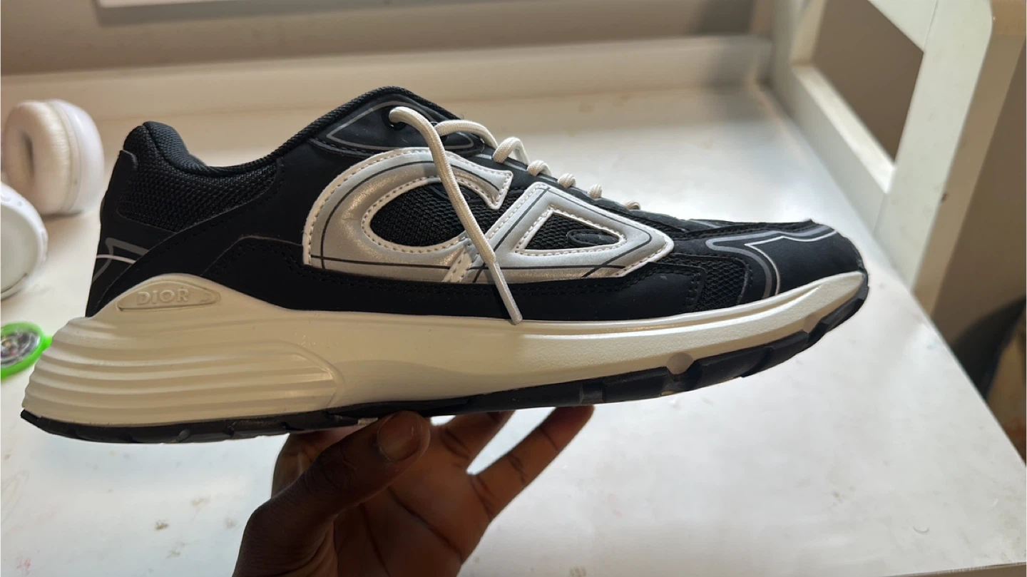 DIOR B22 Sneakers - Black/White - photo 3