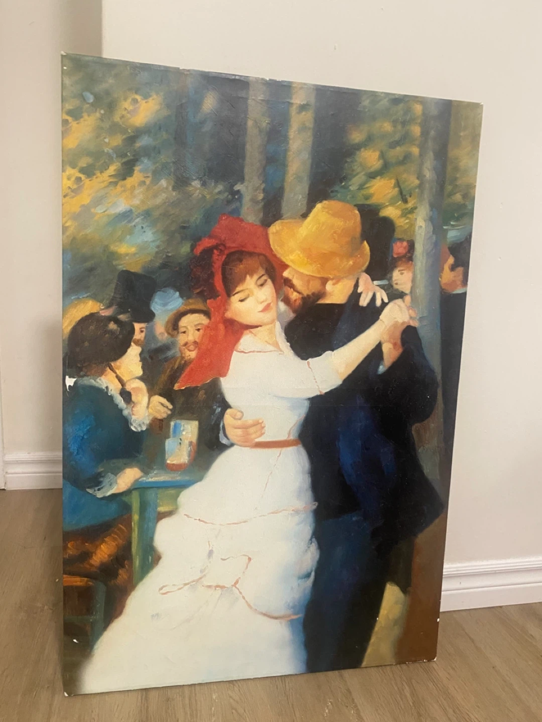Dancing couple painting
