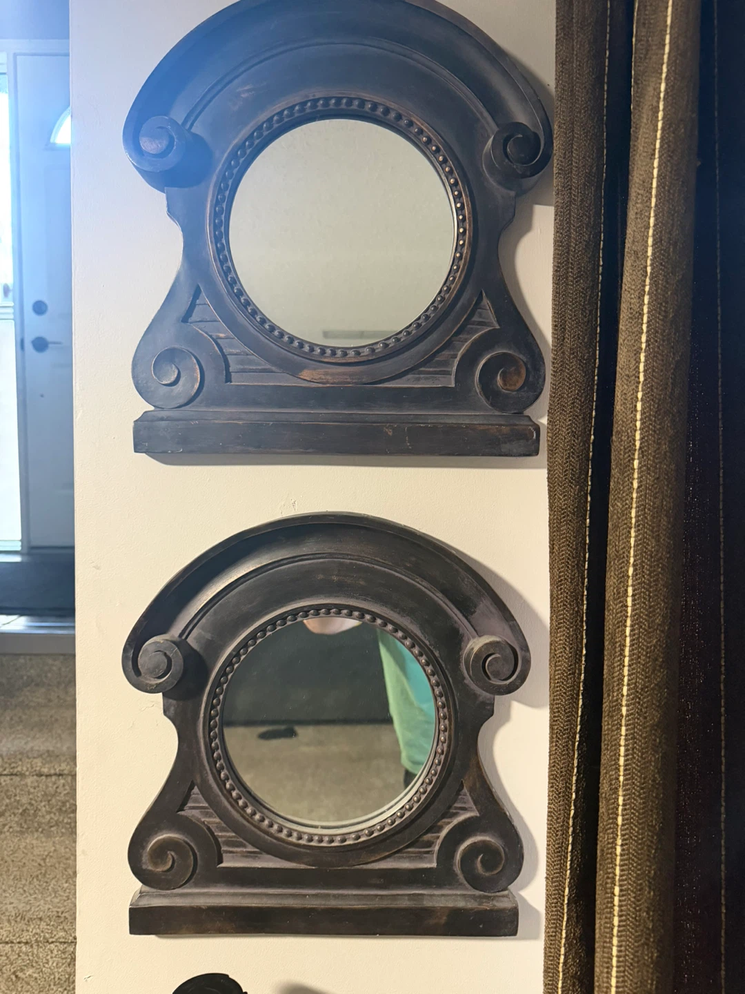 Chic black vintage mirrors - photo 4