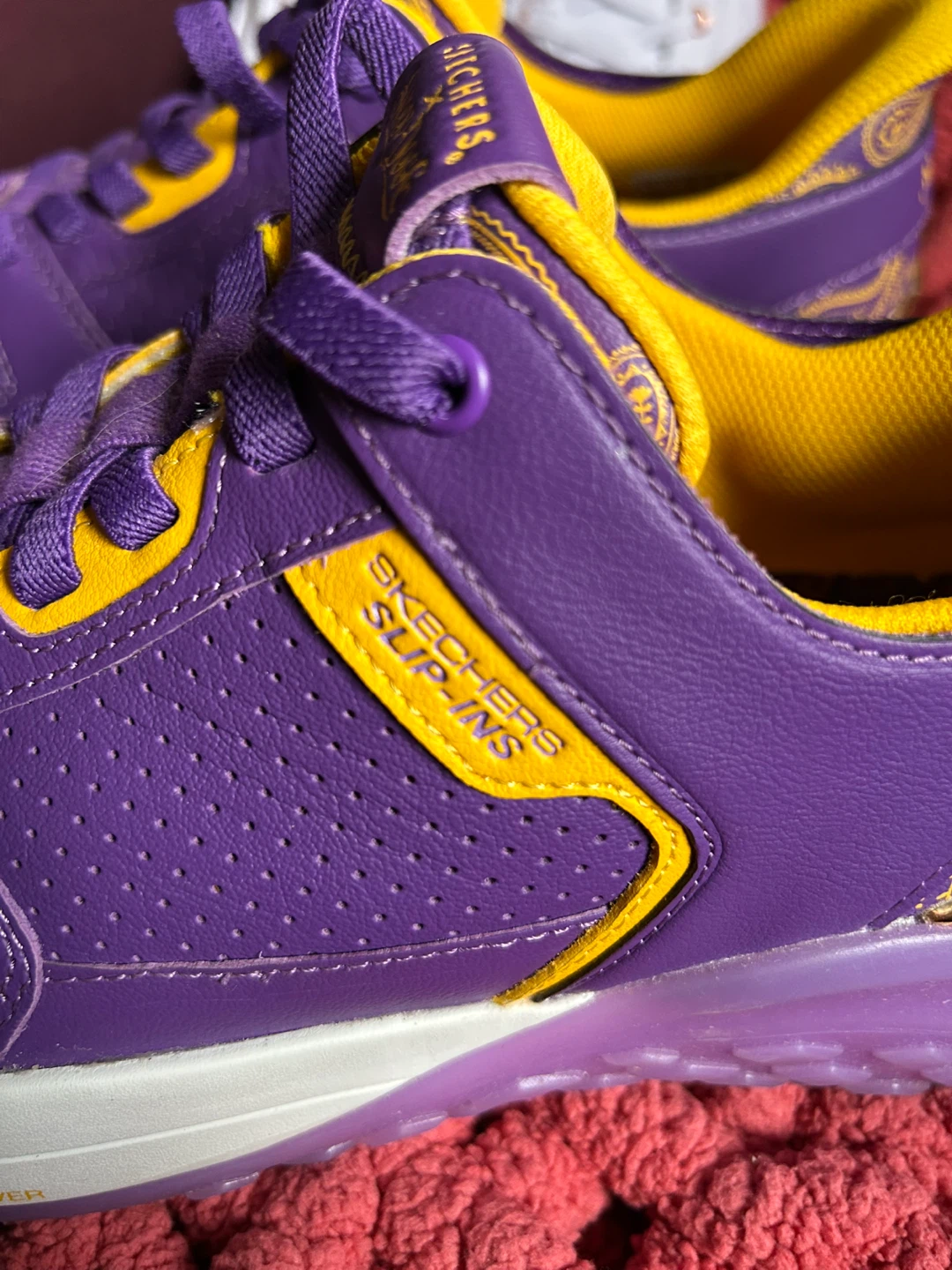 Skechers x Snoop Dogg "Snoop's Shuffle" Purple & Yellow Sneakers - photo 4