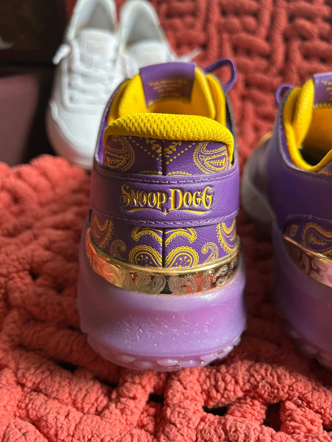 Skechers x Snoop Dogg "Snoop's Shuffle" Purple & Yellow Sneakers - photo 3