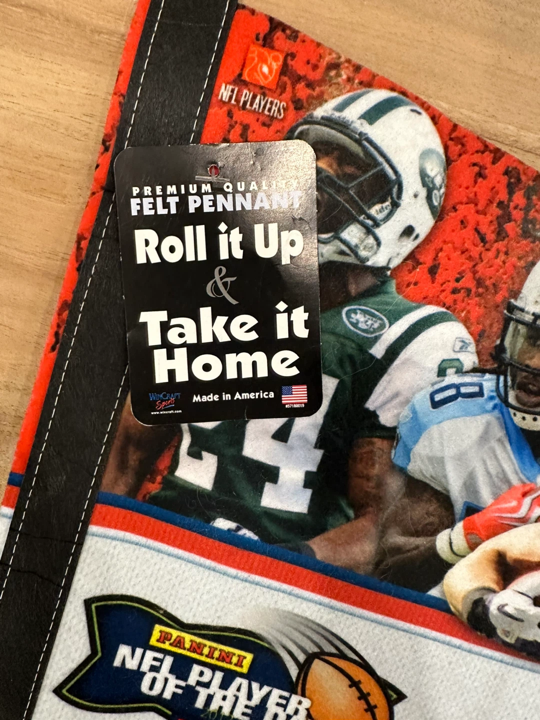 2012 NFL Players Panini Felt Pennant - photo 2