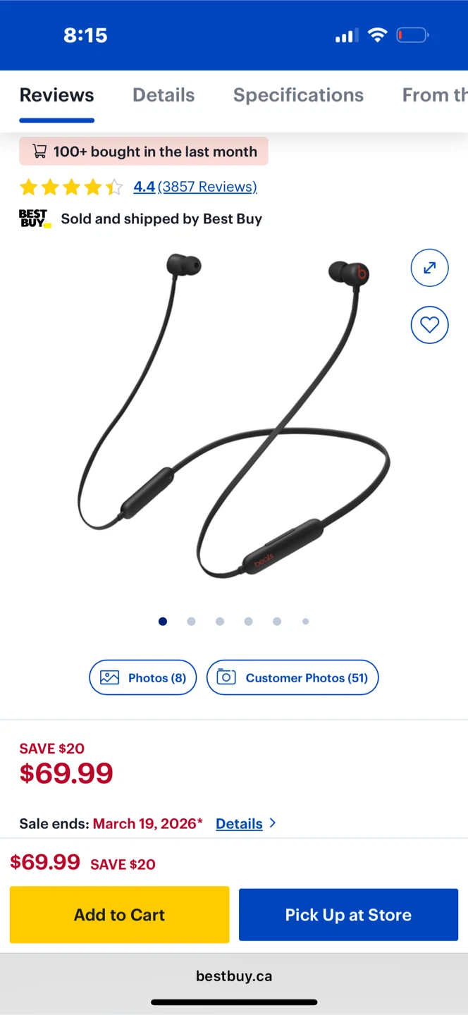Beats Flex All-Day Wireless Earphones - Black
