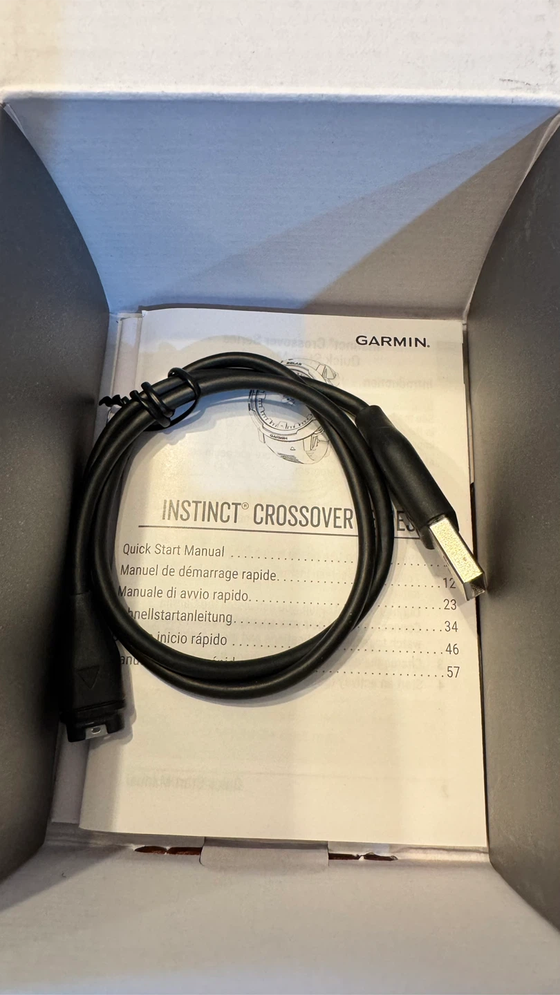 Garmin Instinct Crossover Solar Smartwatch - Graphite - photo 4