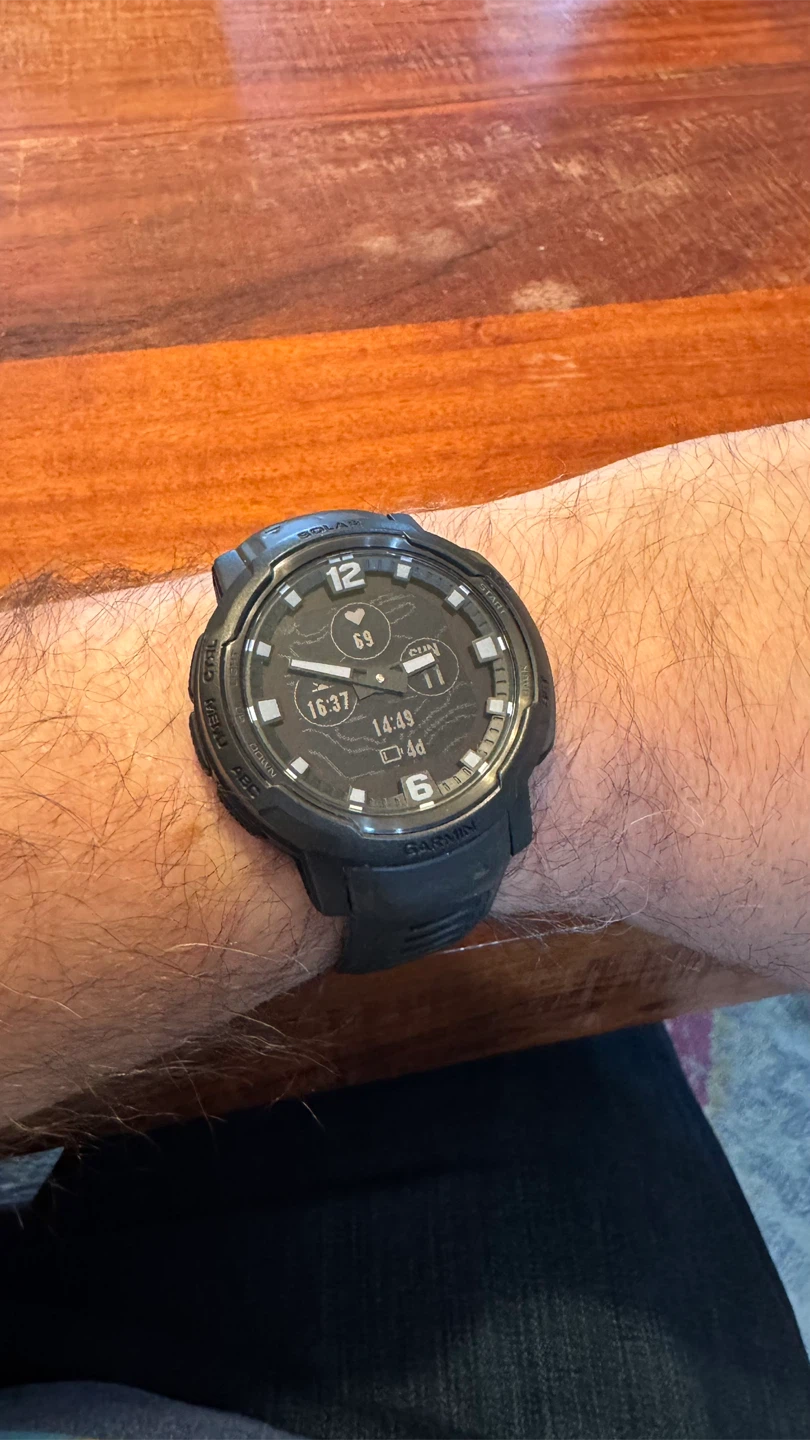 Garmin Instinct Crossover Solar Smartwatch - Graphite - photo 5