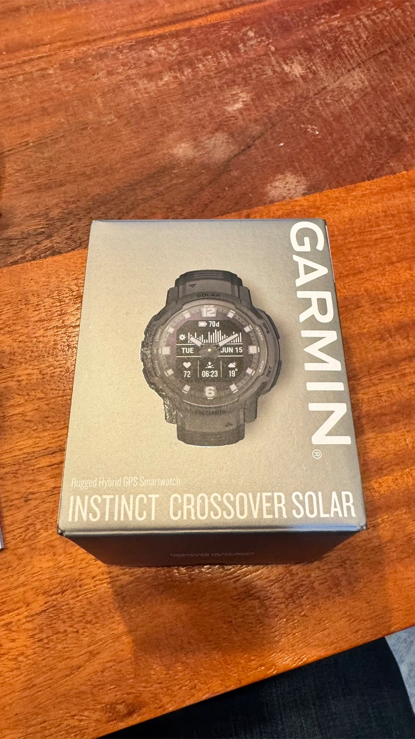 Garmin Instinct Crossover Solar Smartwatch - Graphite - photo 3