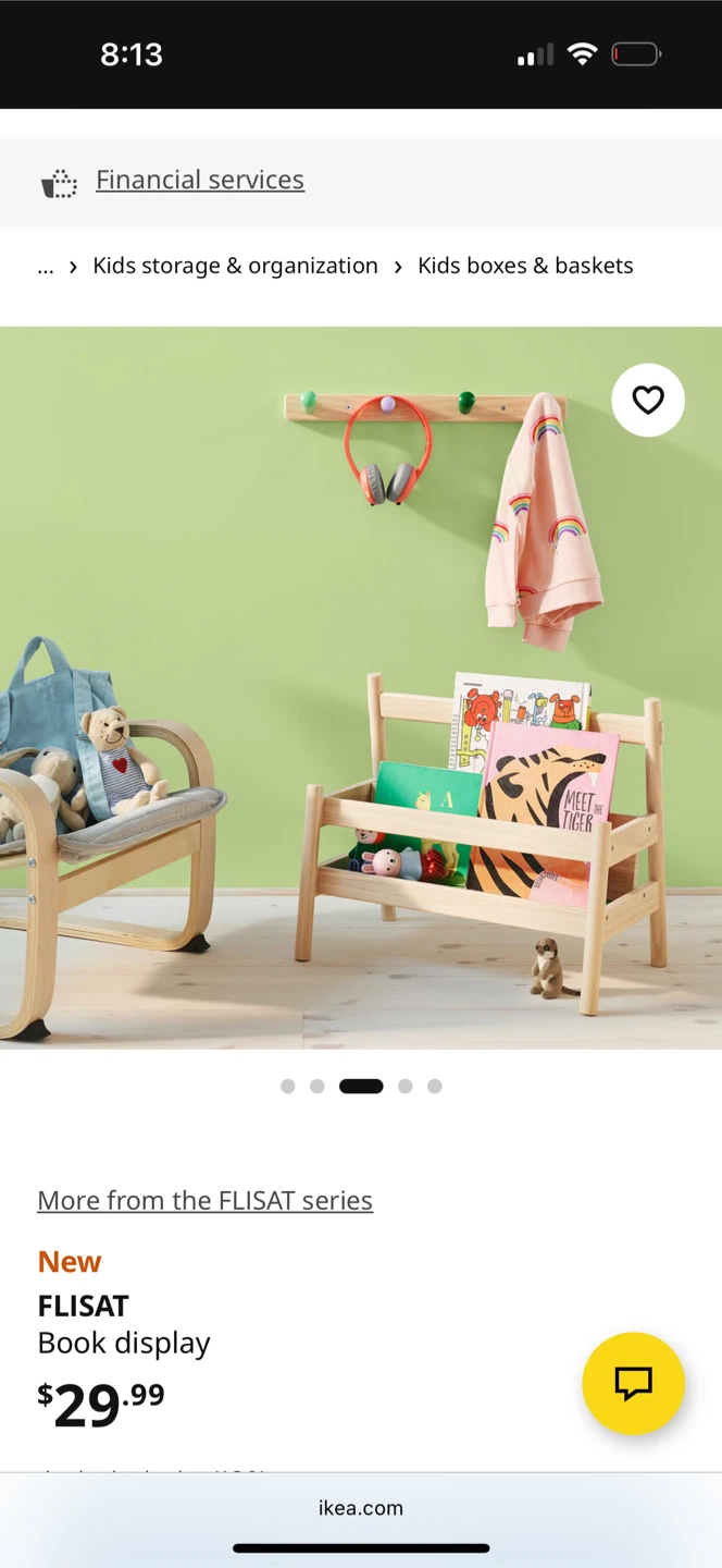 [Last call]BNIB IKEA FLISAT Book Display - photo 3