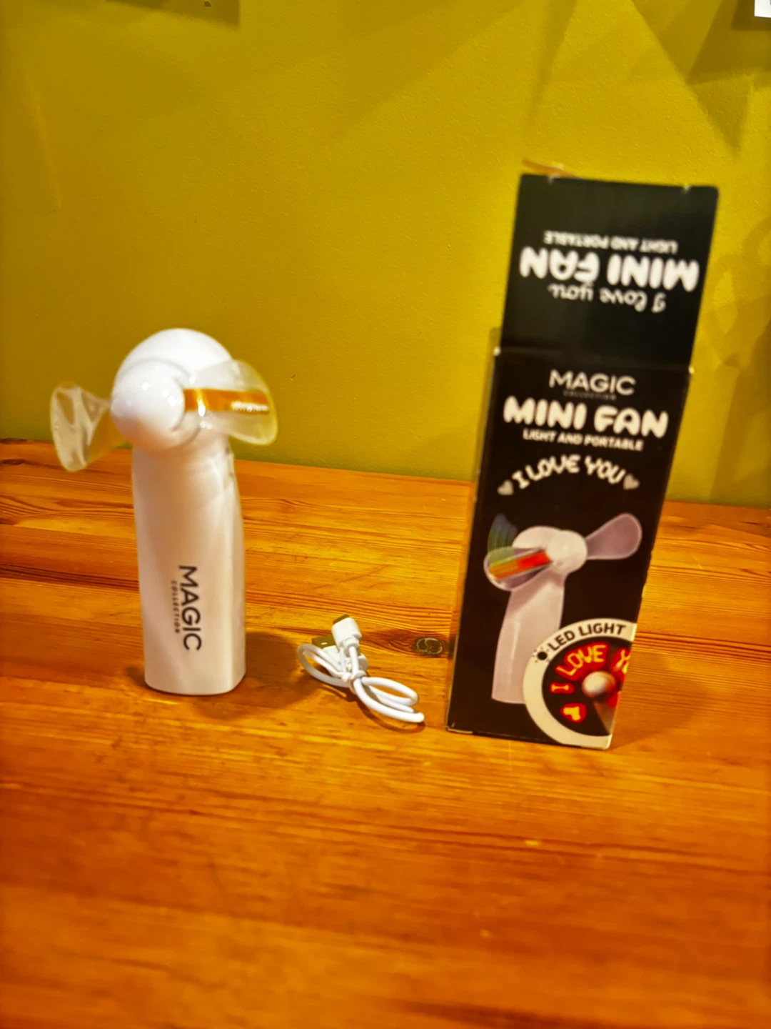 Magic Collection Mini Fan with LED Light